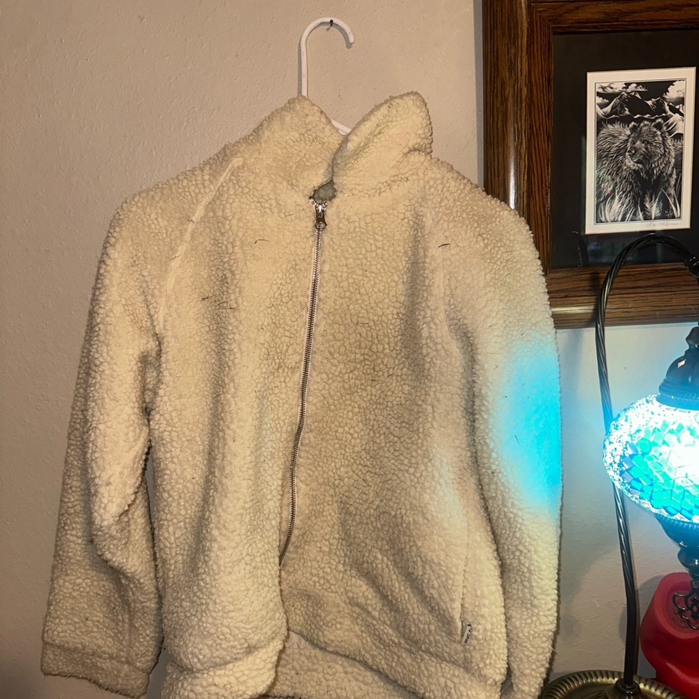 RVCA Cream Sherpa Jacket